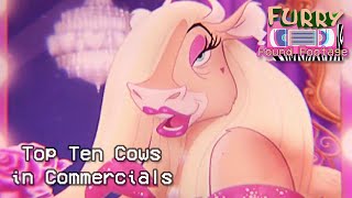 Top Ten Cows in Commercials | FURRY FOUND FOOTAGE