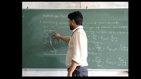 EMI L- 8 Multi range ammeters and PMMC voltmeter