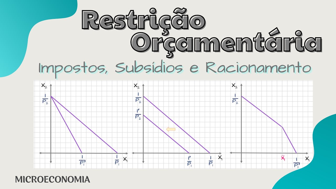 Restrição Orçamentária : Imposto, Subsídio e Racionamento