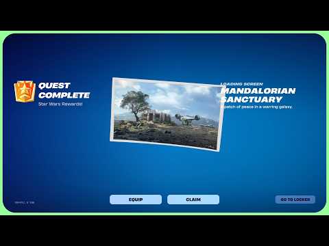 How To Get a FREE Mandalorian x Fortnite Loading Screen!