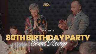 Elaine’s 80th Birthday Celebration Recap | Empire Steak House New York | Filmed by Atèpá Media