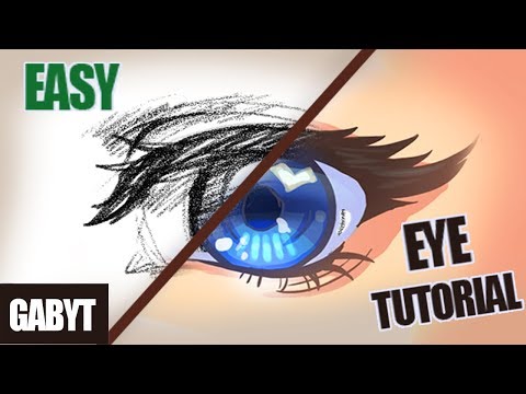 How to Draw Anime Eyes Graphic by BreakingDots · Creative Fabrica