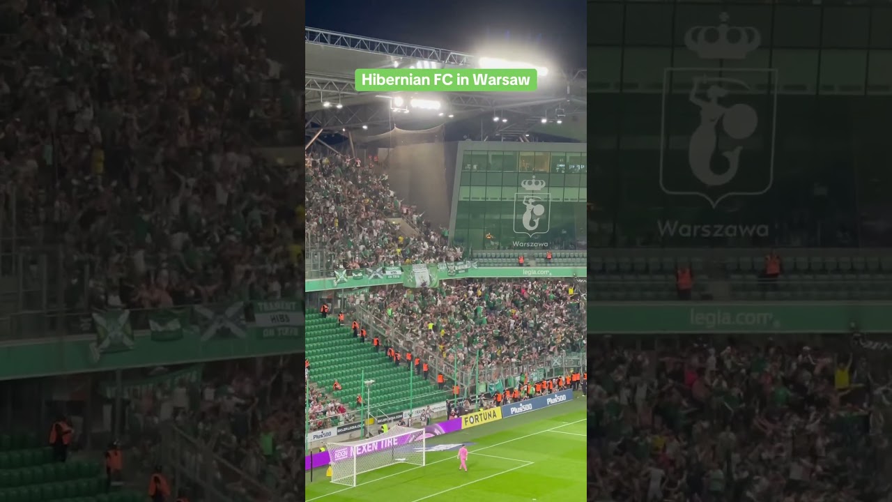 Hibernian FC Ultras in Warsaw 🔥 120 Minutes of Madness! | 
