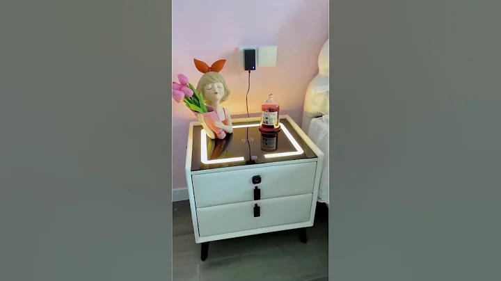 Smart Bedside Table  #smartfurniture  #homedecor  #BedroomGoals  #TechSavvy  #MustHave #smarthome