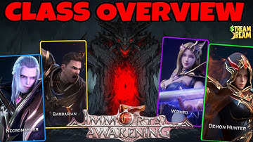 Class overview Immortal Awakening NEW MMORPG Diablo 3 like mobile game