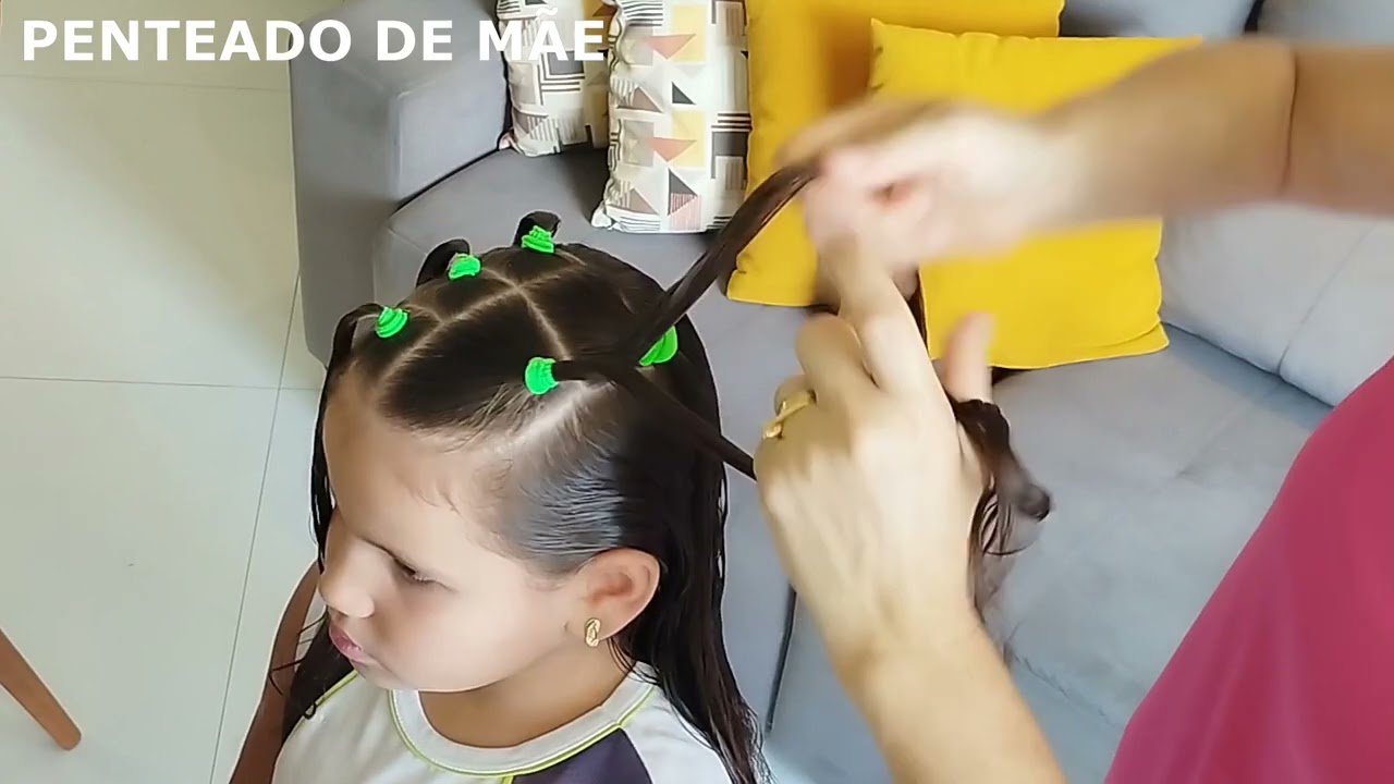COMO FAZER UM PENTEADO INFANTIL RÁPIDO E INCRÍVEL | HOW TO DO A QUICK AND AMAZING KIDS HAIRSTYLE
