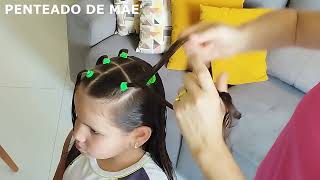 COMO FAZER UM PENTEADO INFANTIL RÁPIDO E INCRÍVEL | HOW TO DO A QUICK AND AMAZING KIDS HAIRSTYLE