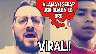 Mat Saleh Suara Sedap Duet Dengan Anak Saleem, Nursyafiq Farhain chords