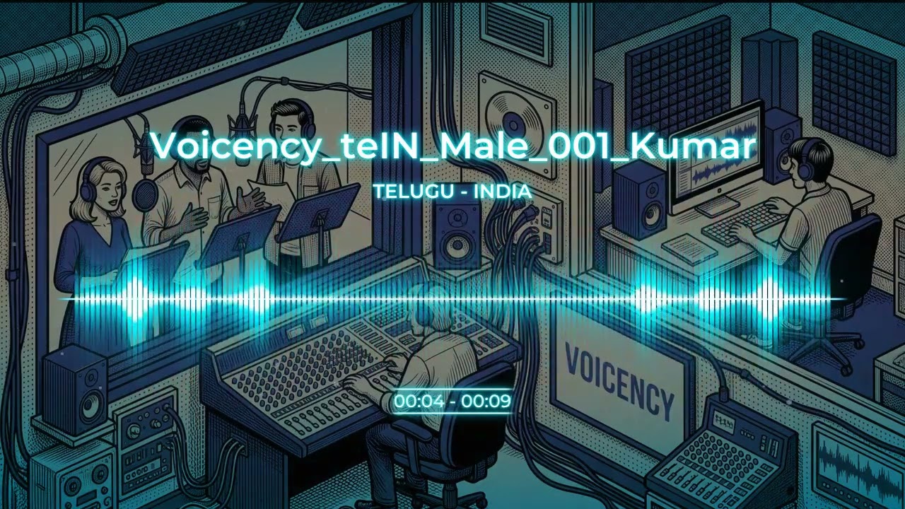 Telugu Male Voice - Voicency_teIN_Male_001_Kumar