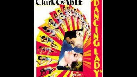 ハリウッドのモノクロ映画「ダンシングレディ」。ジョーンクロフォードとクラークゲーブルの共演。フレッドアステアのスクリーンデビュー作でもあります。レビューシーンが素晴らしい。
