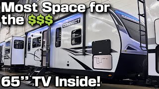 So Much Space for the Price + 65in TV! 2023 Connect 312RE by KZ