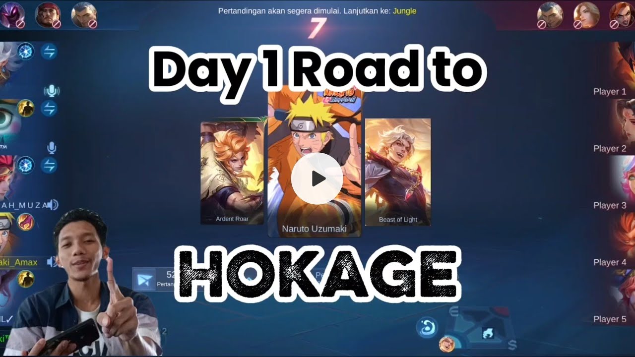 Day 1 Road to Hokage. MLBB