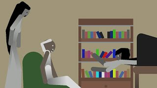 Granny and Slendrina Meets Sadako/Samara - Stickman Animation screenshot 5