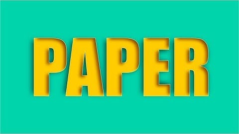 Paper Cut Effect in Inkscape