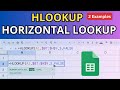 HLOOKUP Tutorial: Google SHEET &amp; EXCEL |Horizontal LOOKUP