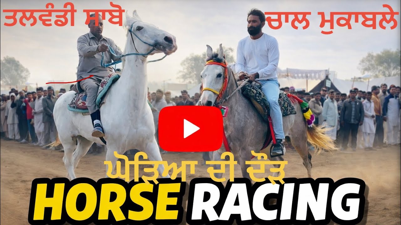 ਘੋੜੀਆ ਦਾ ਮੇਲਾ ਤਲਵੰਡੀ ਸਾਬੋ ਚਾਲ ਮੁਕਾਬਲੇ ਘੋੜਿਆ ਦੀਆ ਦੌੜਾ 2026Talwandi Sabo Horse Mela Racing Competition