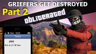 Making Three Griefers RAGE QUIT For Killing Noobs (GTA ONLINE)