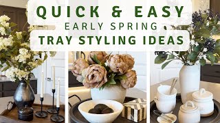 3 Simple & Elegant Tray Styling Idea | For Coffee Tables & More!