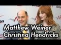 AFI AWARDS 2012 Interview with MAD MEN's Christina Hendricks and Matthew Weiner