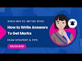 How to Write Answers To Get Marks | IGNOU MEG 03 | British Novel Exam Strategy