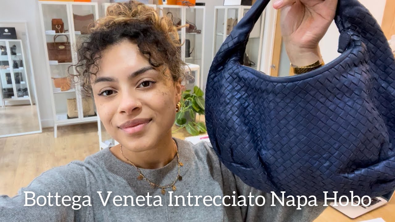 Shop authentic Bottega Veneta Intrecciato Small Veneta Hobo Bag at