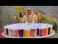 Kuchi ice recipe  watermelon ice pineapple grapes lemon orangestawberry  village recipe