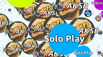 INSANE REVENGE! PLAYING AGARIO SOLO AGAINST TEAMS & BOTS ( Agar.io Solo Gameplay )