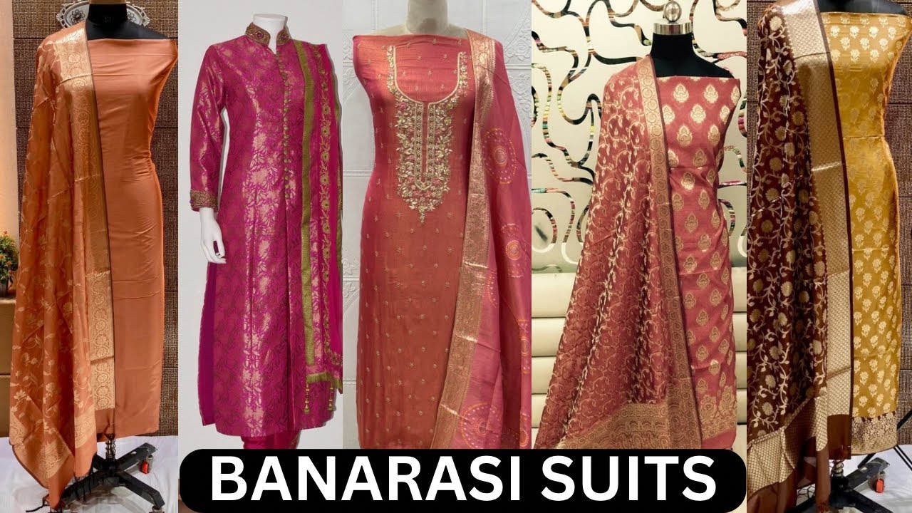 Best Shop For Banarasi Suits In Varanasi |Banarasi Suits Wholesale Rates In Banaras 