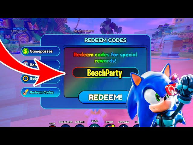 Roblox Sonic Speed Simulator Beach Party update patch notes