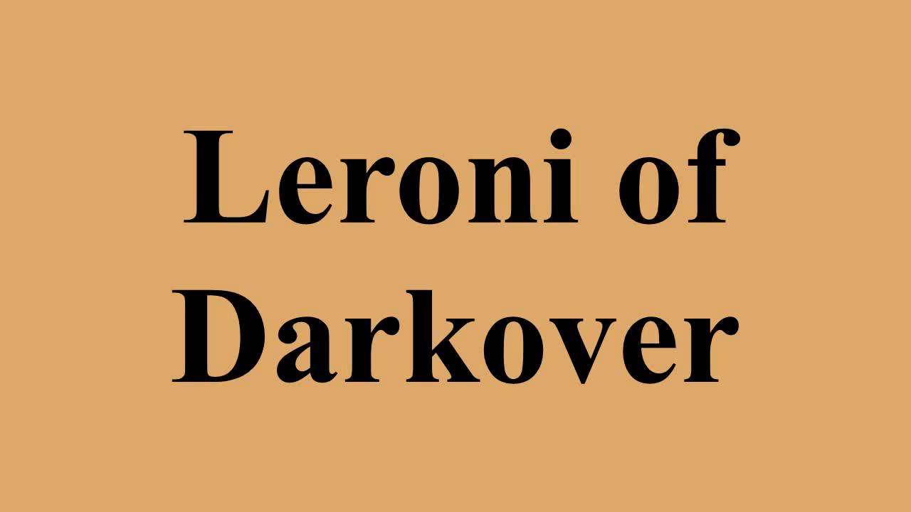 Leroni of Darkover