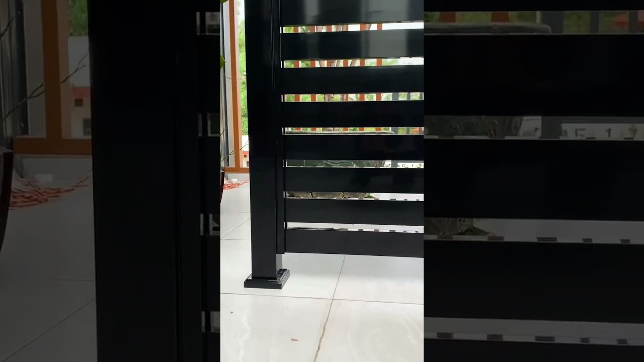 asy-install aluminium fencing. Would you opt for black or white in your yard?