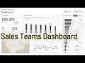Visualising Sales Team Performance - Interactive Dashboard in Power BI