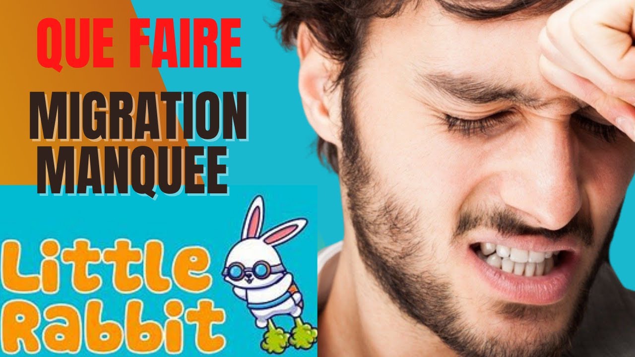 Little rabbit token : La migration déjà terminée avec succès. Que faire si vous n'avez pas migré ?