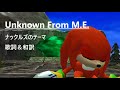 和訳 ソニアド Unknown From M E ナックルズのテーマ