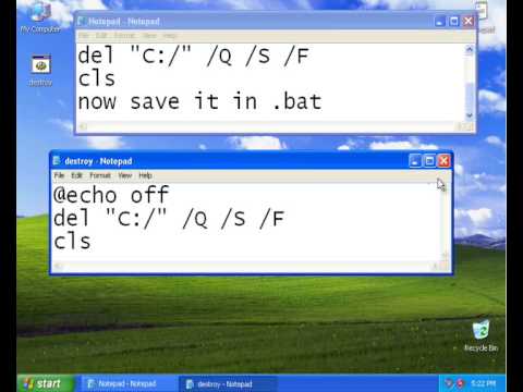 How to destroy Windows XP