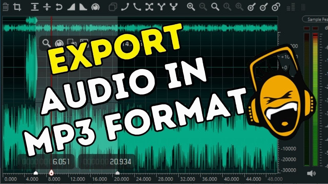 How to Export Audio in MP3 Format from Ocenaudio 2025? - YouTube