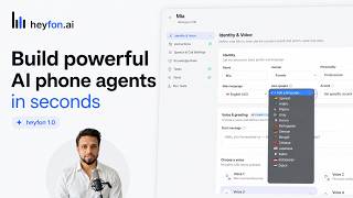 How to build an AI phone agent in 60 seconds | heyfon