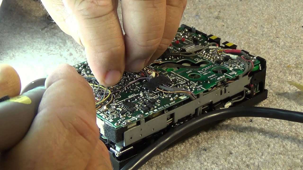 Sony WM D3 Servo repair YouTube