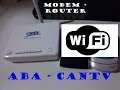 modem Wifi Cantv Router WA41R Solucion de errores comunes + Boton WPS