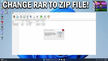 How To Convert RAR File to ZIP file In Windows PC or Laptop - Easy Fix