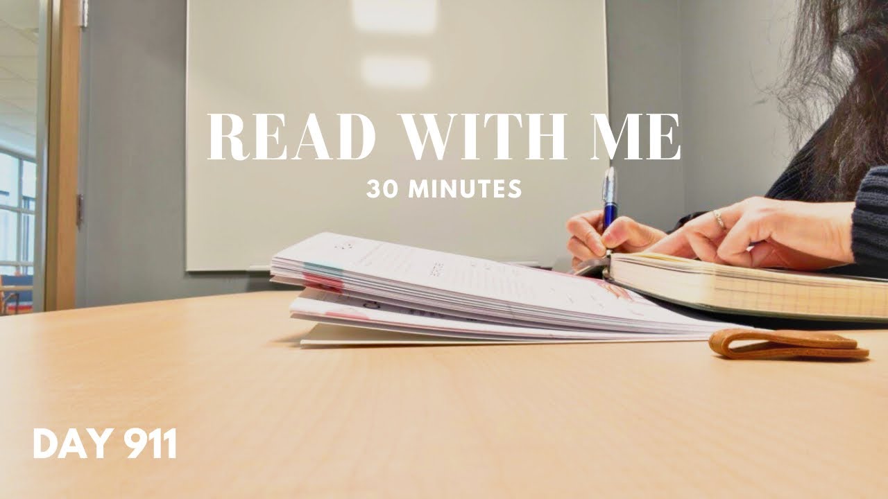 READ WITH ME | 30 Minutes Quiet Study & Note-Taking 📚✍️ | Day 911