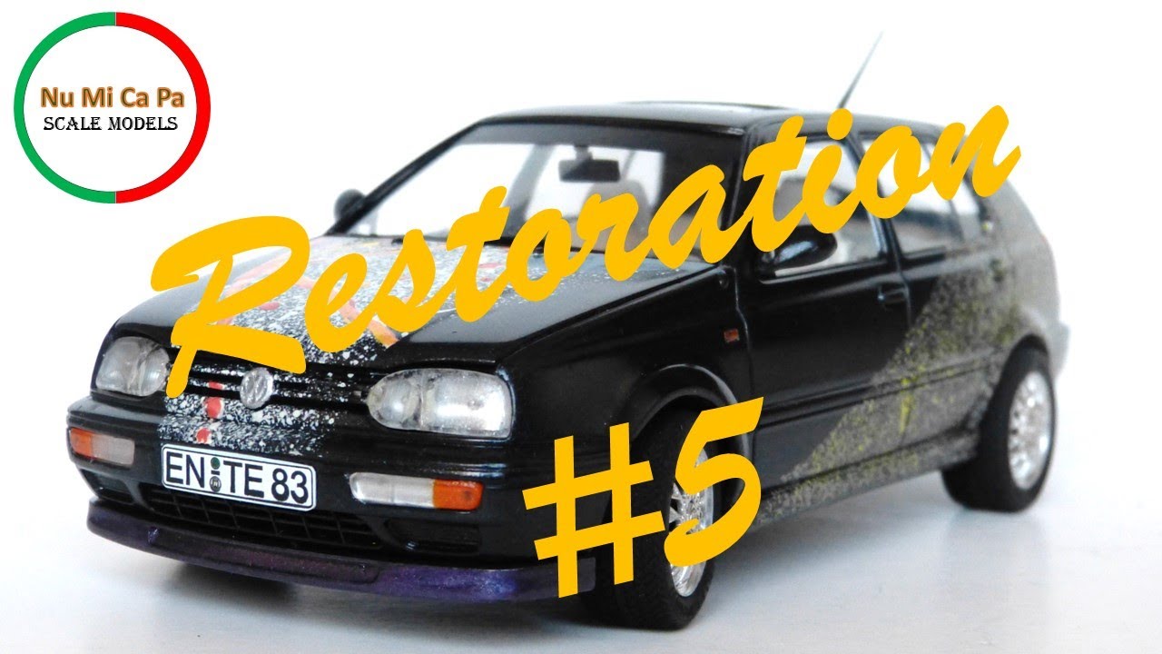 Restoration #5 - 1994 VW Golf 3 VR6, Revell No. 07367 in 1/24 