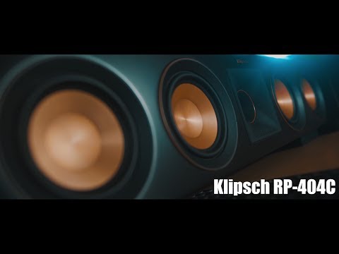 Klipsch RP-404C unboxing + Test (+KLIPSCH KL650)