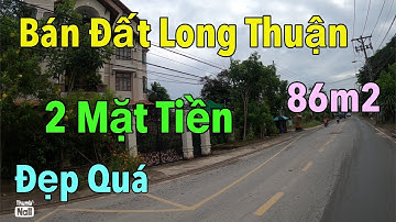 Bán Đất Long Thuận Quận 9 I 2 Mặt Tiền Quá Đẹp & (6,5mx13m)=86m2