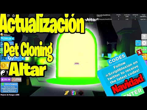 Christmas Event Ninja Legends Actualización Ninja Legends Como Clonar Pets En El Altar Codigo - roblox red vs blue vs green vs yellow codes