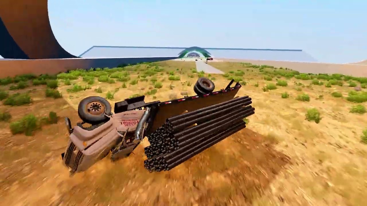 Extreme truck crash zone Downhill Endurance | BeamNG.drive #beamng, #beamngdrive, #viralvideos