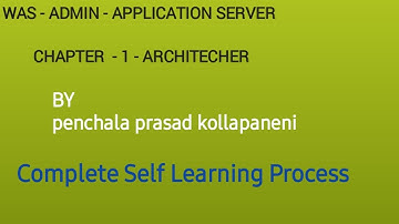 WAS  Admin   Chapter  1    Architecture