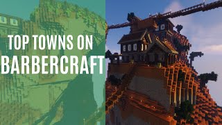Best towns on Barbercraft Minecraft server @Barbercraft