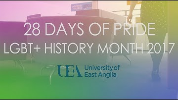 LGBT+ History Month - 28 Days of Pride - UEA