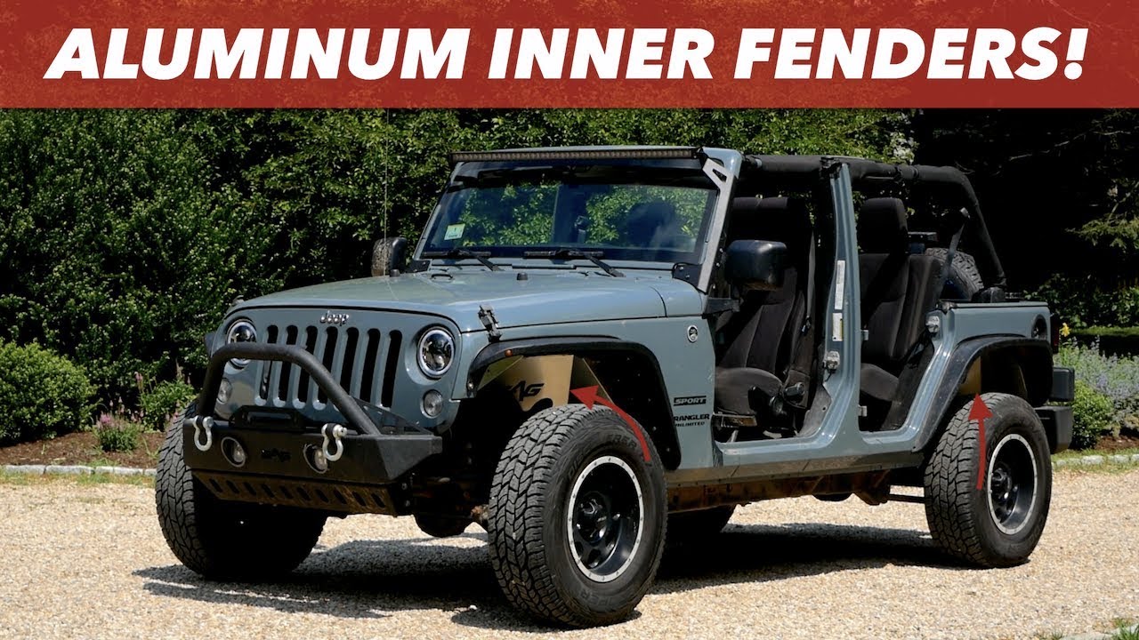 EAG Aluminum Inner Fender Installation // JEEP WRANGLER JK - YouTube